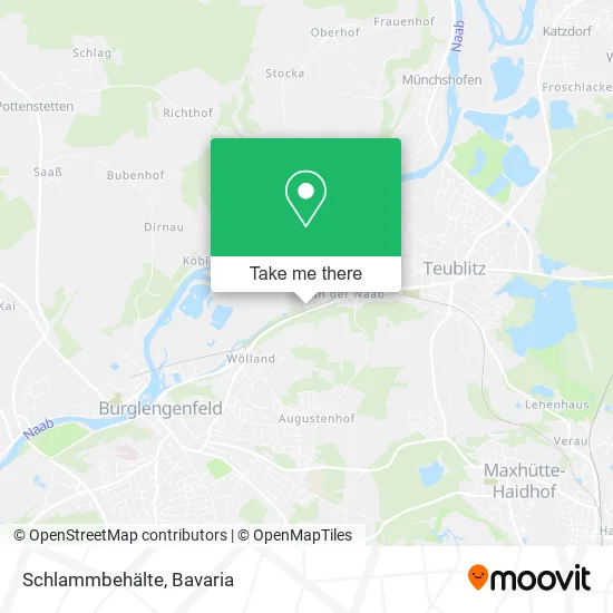 Карта Schlammbehälte