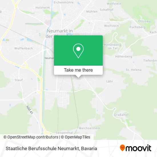 Карта Staatliche Berufsschule Neumarkt