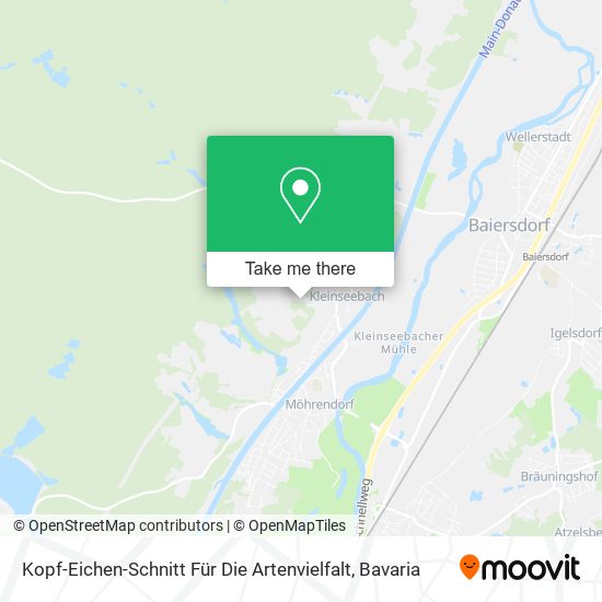 Kopf-Eichen-Schnitt Für Die Artenvielfalt map