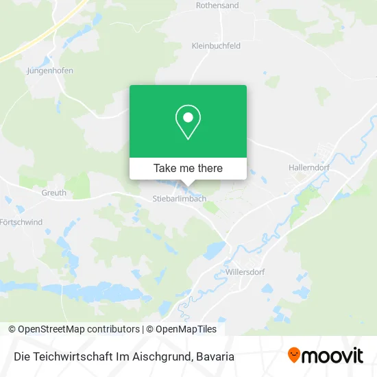 Карта Die Teichwirtschaft Im Aischgrund
