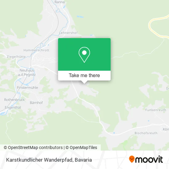 Карта Karstkundlicher Wanderpfad