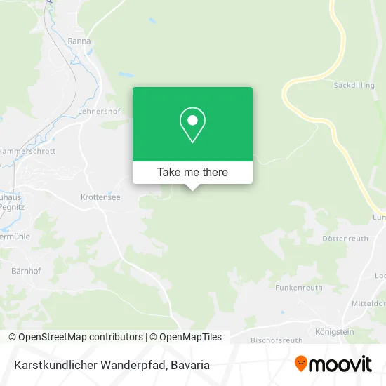 Карта Karstkundlicher Wanderpfad