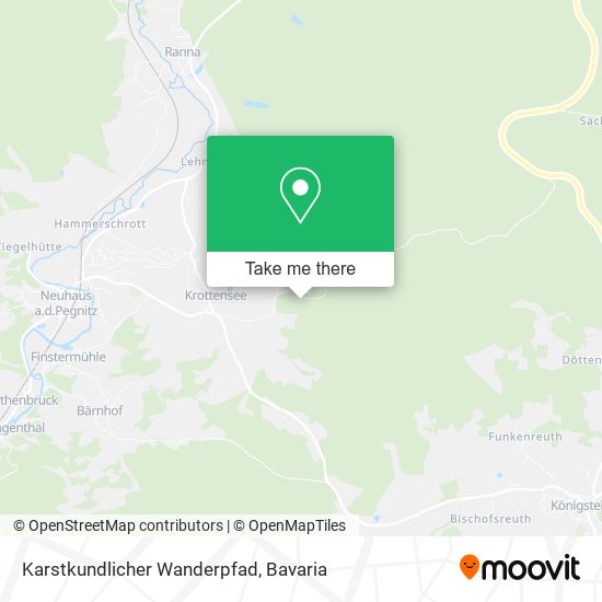 Karstkundlicher Wanderpfad map