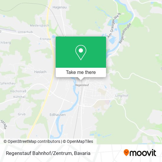 Regenstauf Bahnhof/Zentrum map