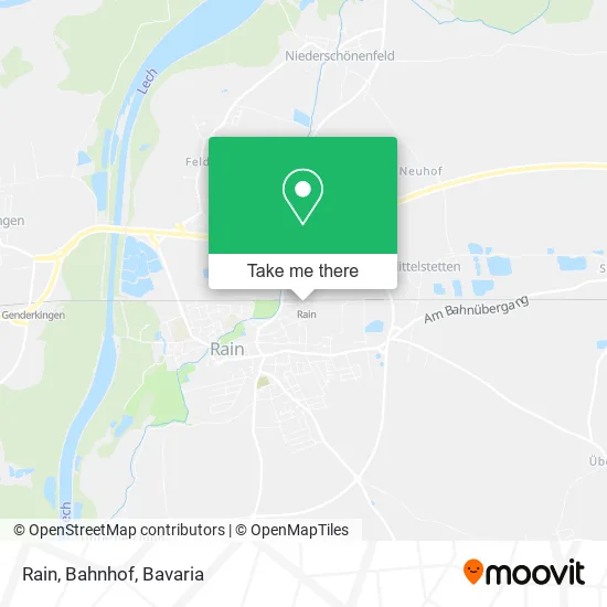Карта Rain, Bahnhof