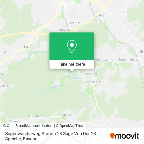 Карта Sagenwanderweg Station 18 Sage Von Der 13. Speiche