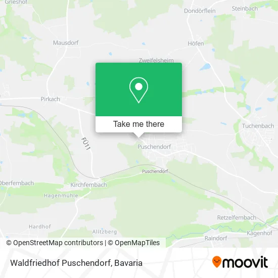 Карта Waldfriedhof Puschendorf