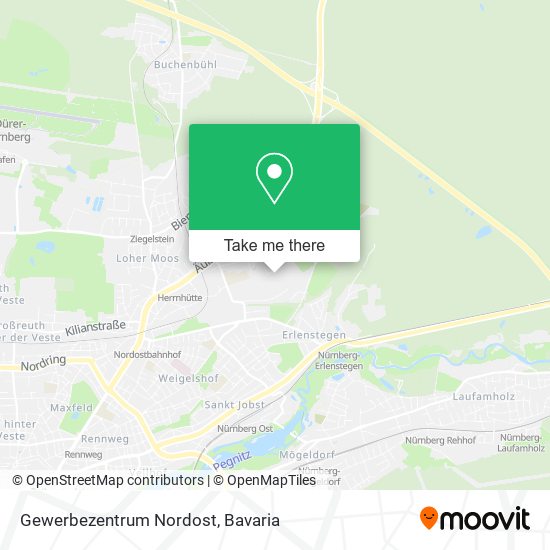 Gewerbezentrum Nordost map