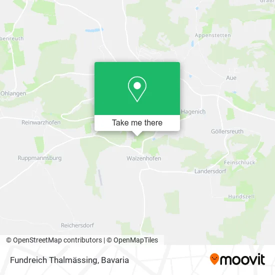 Карта Fundreich Thalmässing
