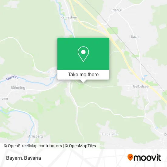 Карта Bayern
