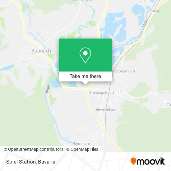 Карта Spiel Station