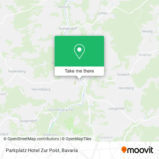 Карта Parkplatz Hotel Zur Post