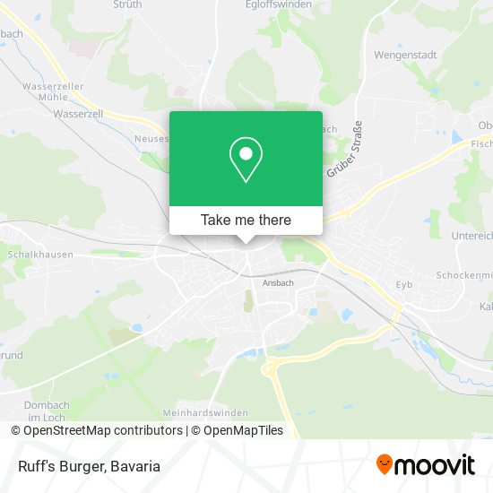 Ruff's Burger map