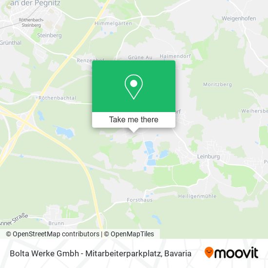 Карта Bolta Werke Gmbh - Mitarbeiterparkplatz