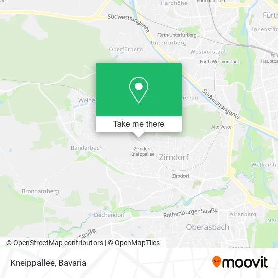 Карта Kneippallee