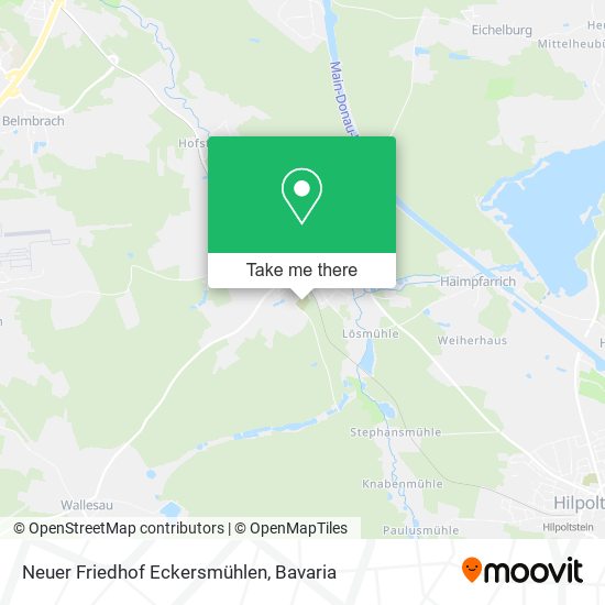 Neuer Friedhof Eckersmühlen map
