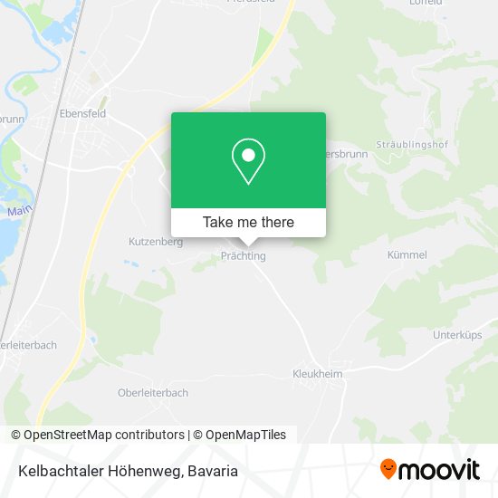 Kelbachtaler Höhenweg map