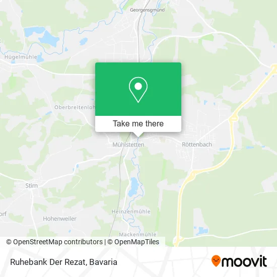 Карта Ruhebank Der Rezat