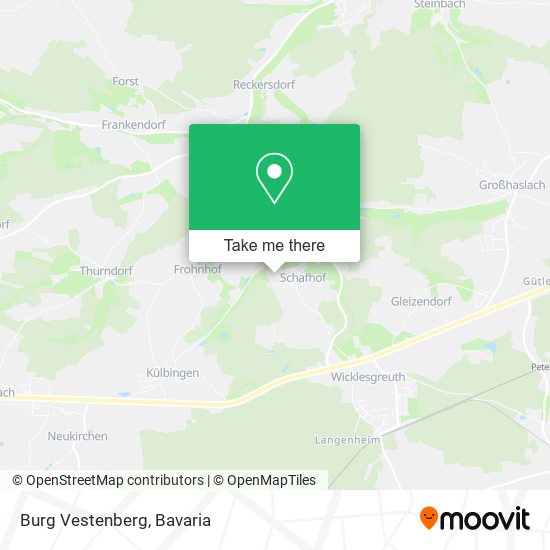 Burg Vestenberg map