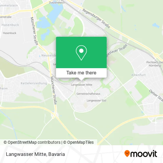 Карта Langwasser Mitte