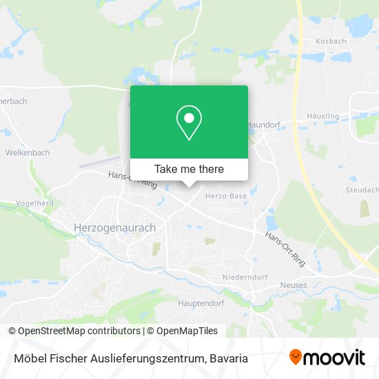 Möbel Fischer Auslieferungszentrum map