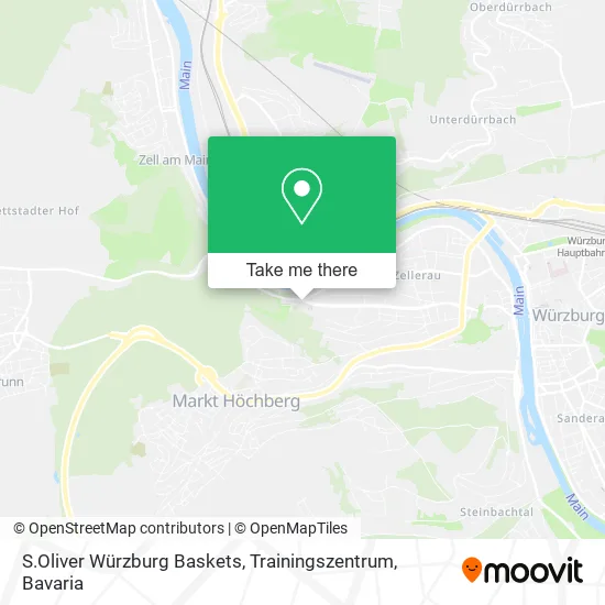 Карта S.Oliver Würzburg Baskets, Trainingszentrum