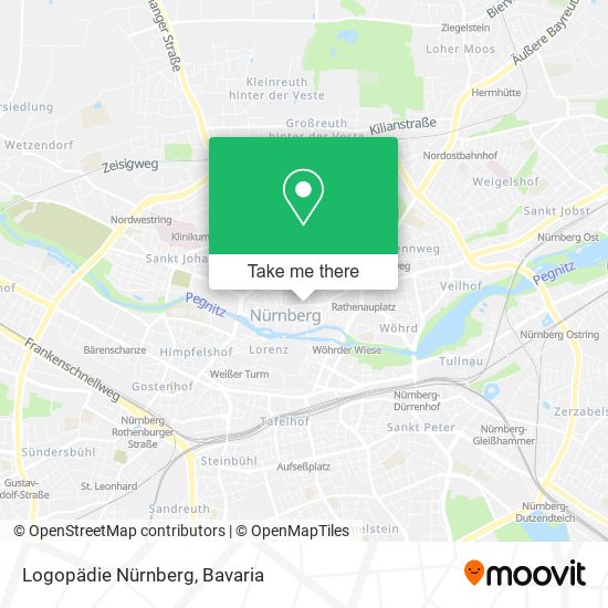 Logopädie Nürnberg map
