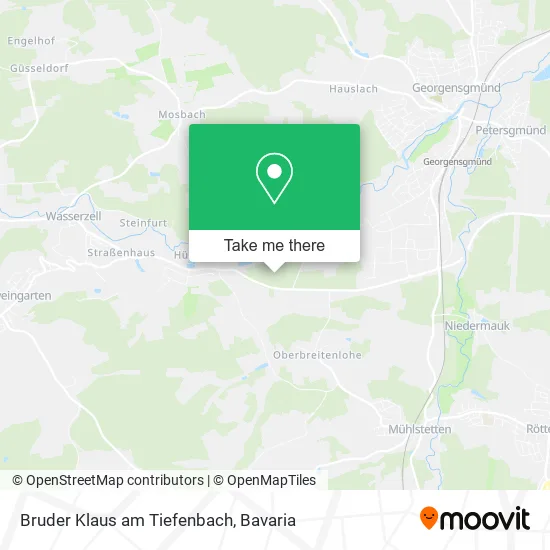 Карта Bruder Klaus am Tiefenbach