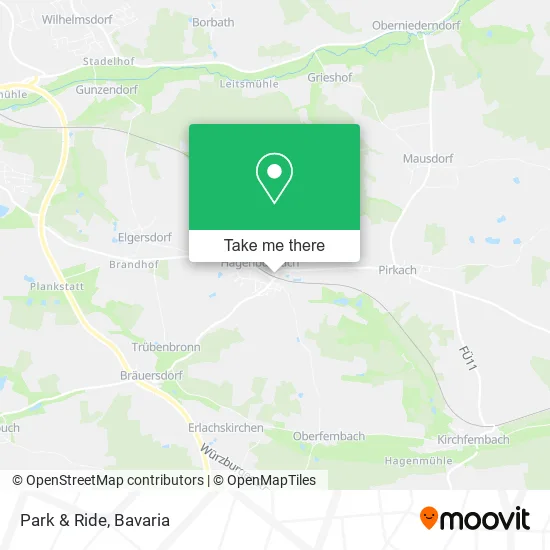 Карта Park & Ride