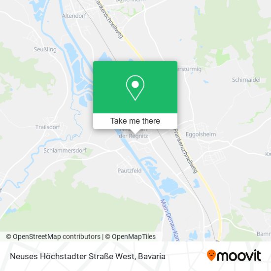 Neuses Höchstadter Straße West map