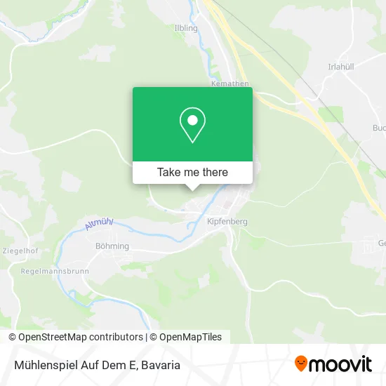 Карта Mühlenspiel Auf Dem E