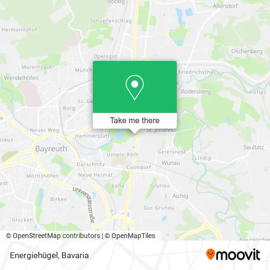 Карта Energiehügel