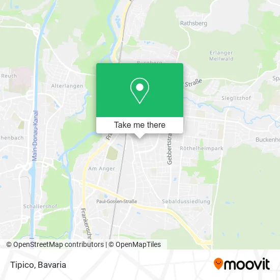 Карта Tipico