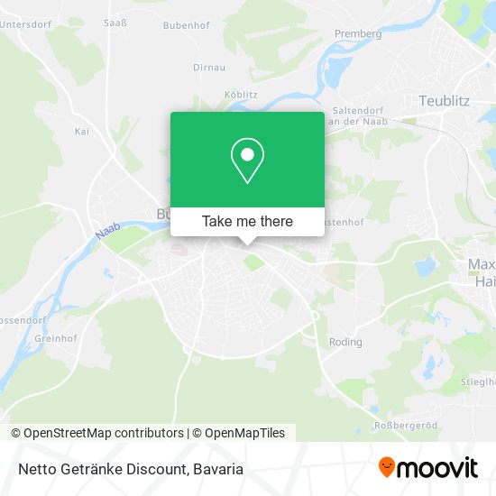 Netto Getränke Discount map