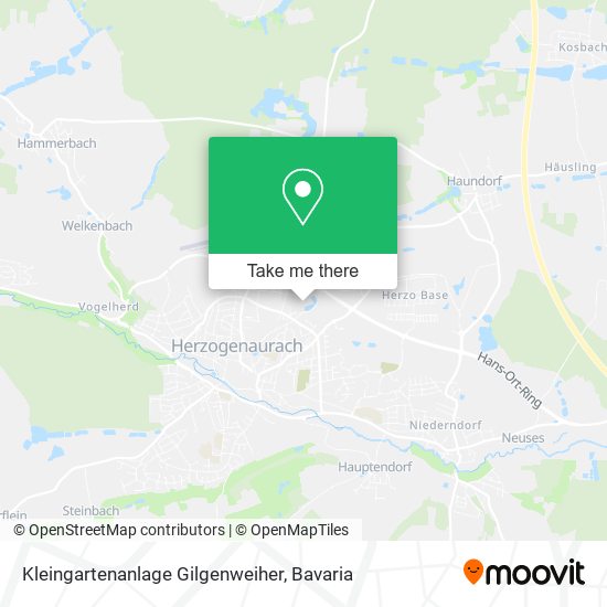 Kleingartenanlage Gilgenweiher map