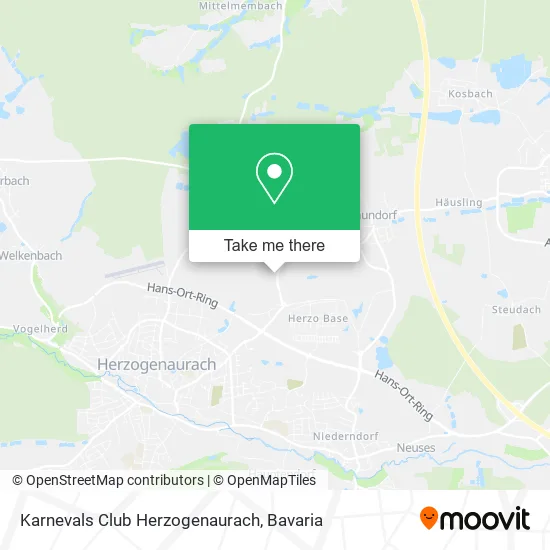 Карта Karnevals Club Herzogenaurach