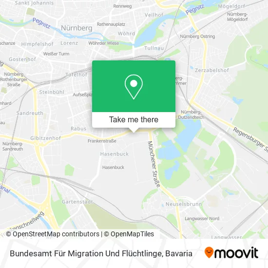 Карта Bundesamt Für Migration Und Flüchtlinge