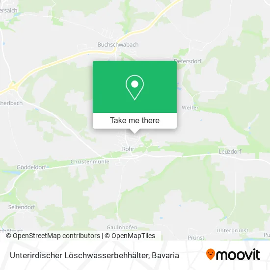 Карта Unterirdischer Löschwasserbehhälter