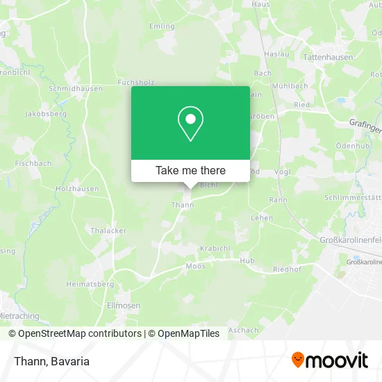 Карта Thann