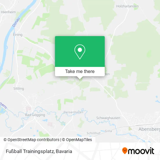 Карта Fußball Trainingsplatz
