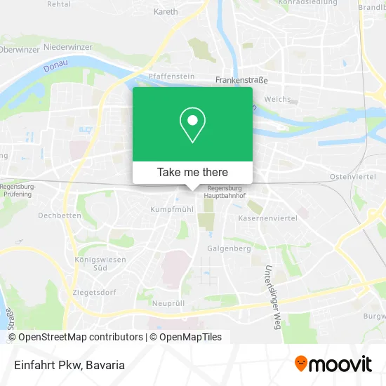 Карта Einfahrt Pkw