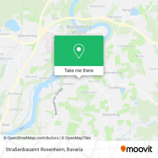 Карта Straßenbauamt Rosenheim