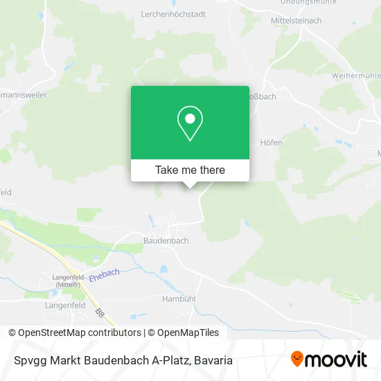 Карта Spvgg Markt Baudenbach A-Platz