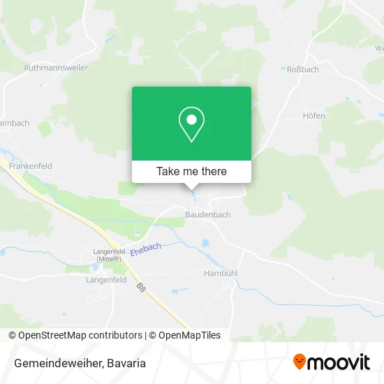 Карта Gemeindeweiher