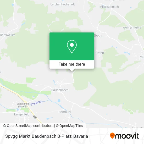 Карта Spvgg Markt Baudenbach B-Platz