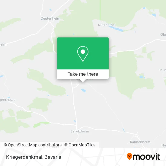 Карта Kriegerdenkmal
