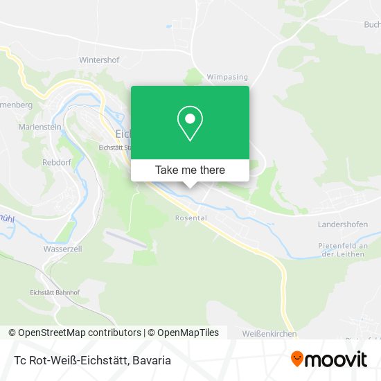 Tc Rot-Weiß-Eichstätt map