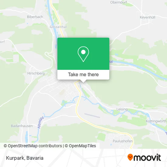 Карта Kurpark
