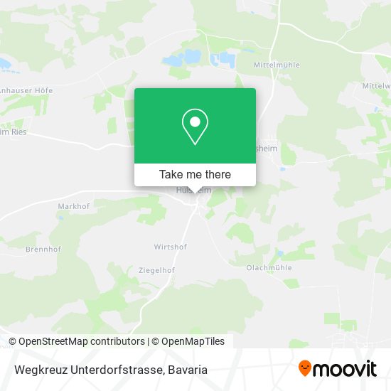 Wegkreuz Unterdorfstrasse map