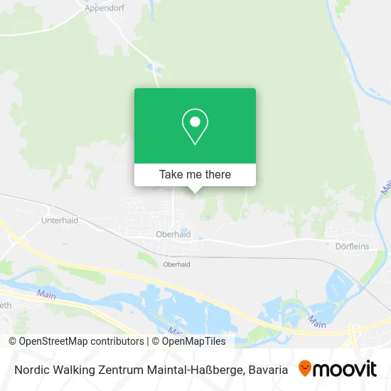 Карта Nordic Walking Zentrum Maintal-Haßberge